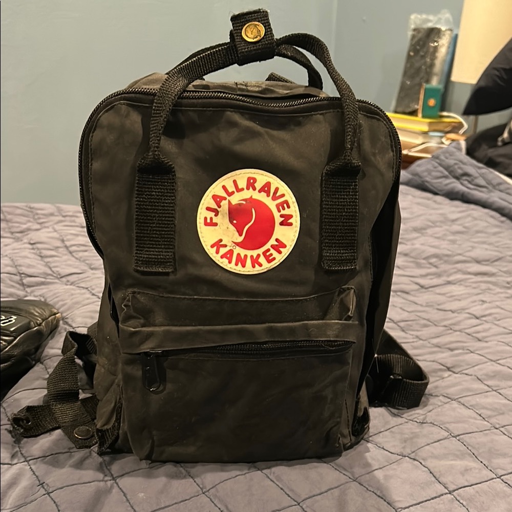 Fjallraven Black Backpack